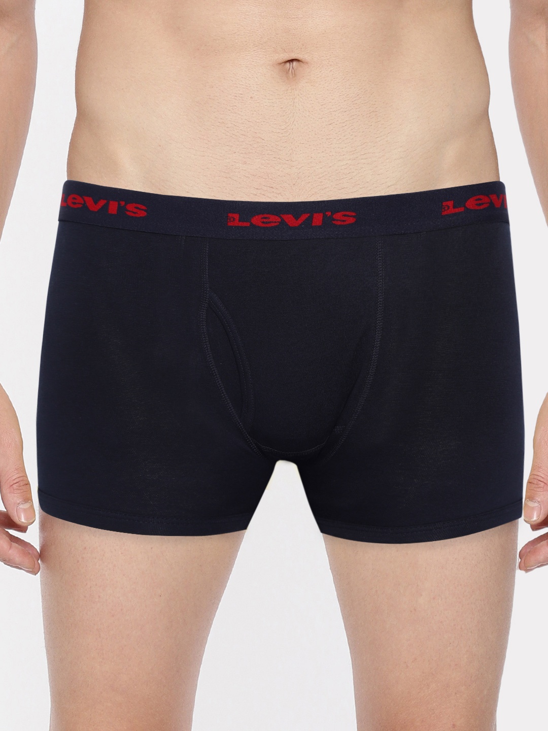 

Levis Men Navy Solid Pure Cotton Trunks 001, Navy blue