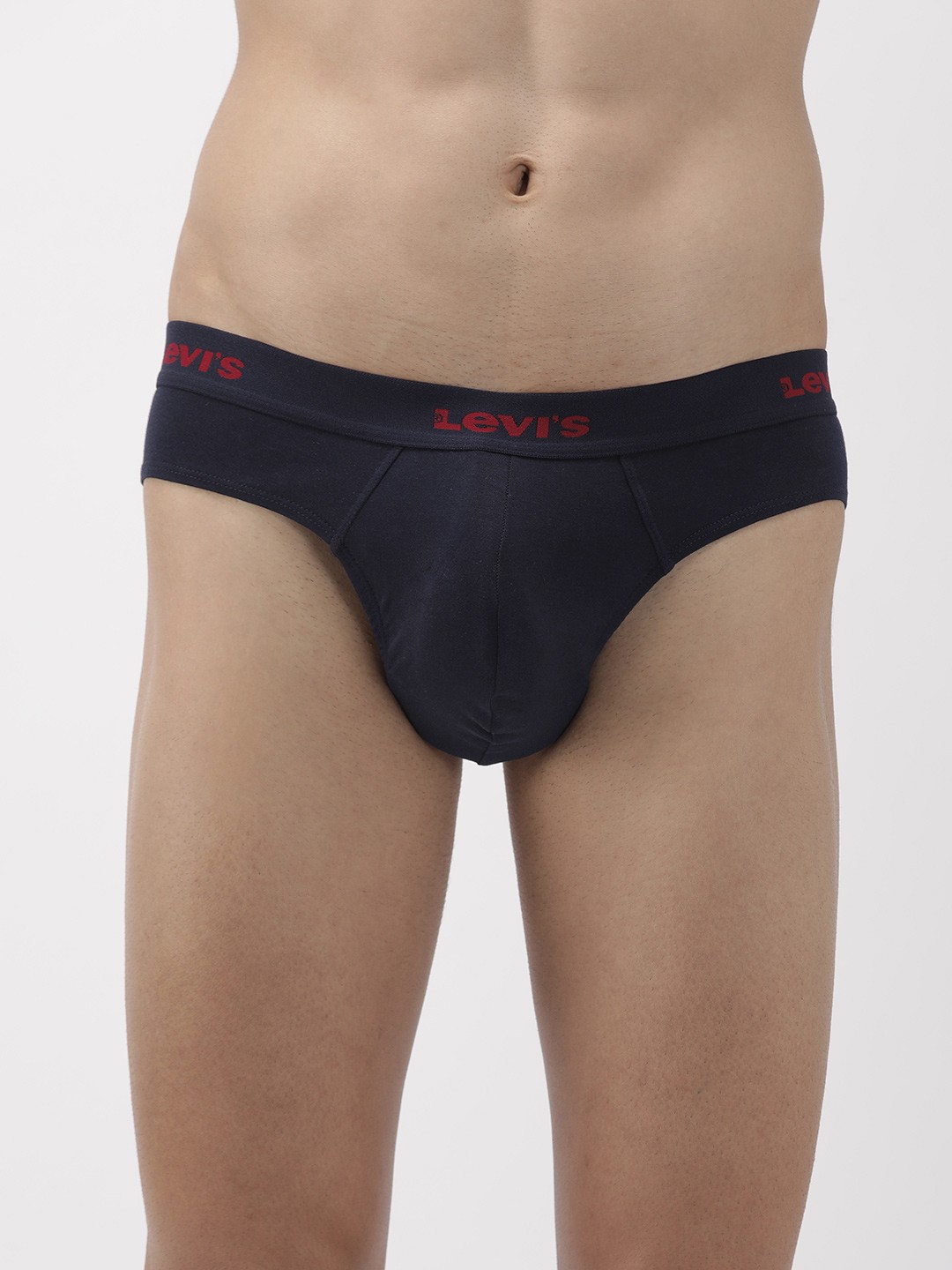 

Levis Men Navy Blue Solid Pure Cotton Brief BF-100CA-1PK-STYLE-009-40