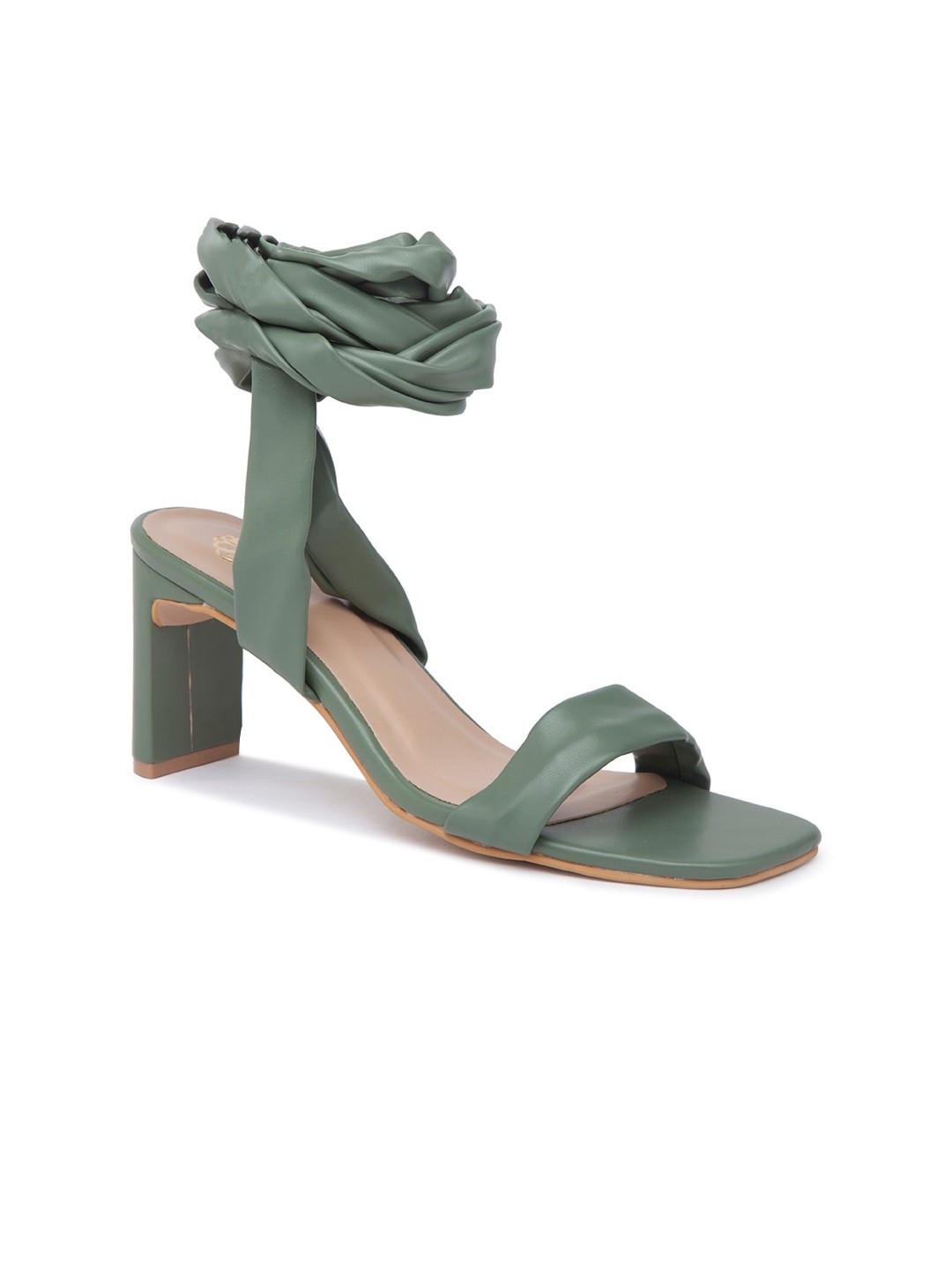 

Sole To Soul Green Block Sandals