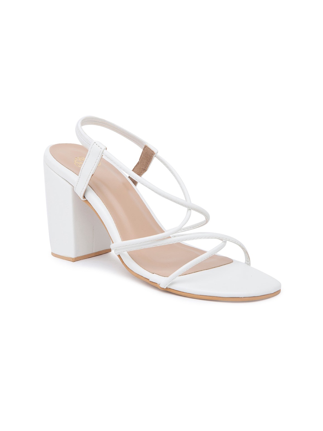 

Sole To Soul White Block Sandals