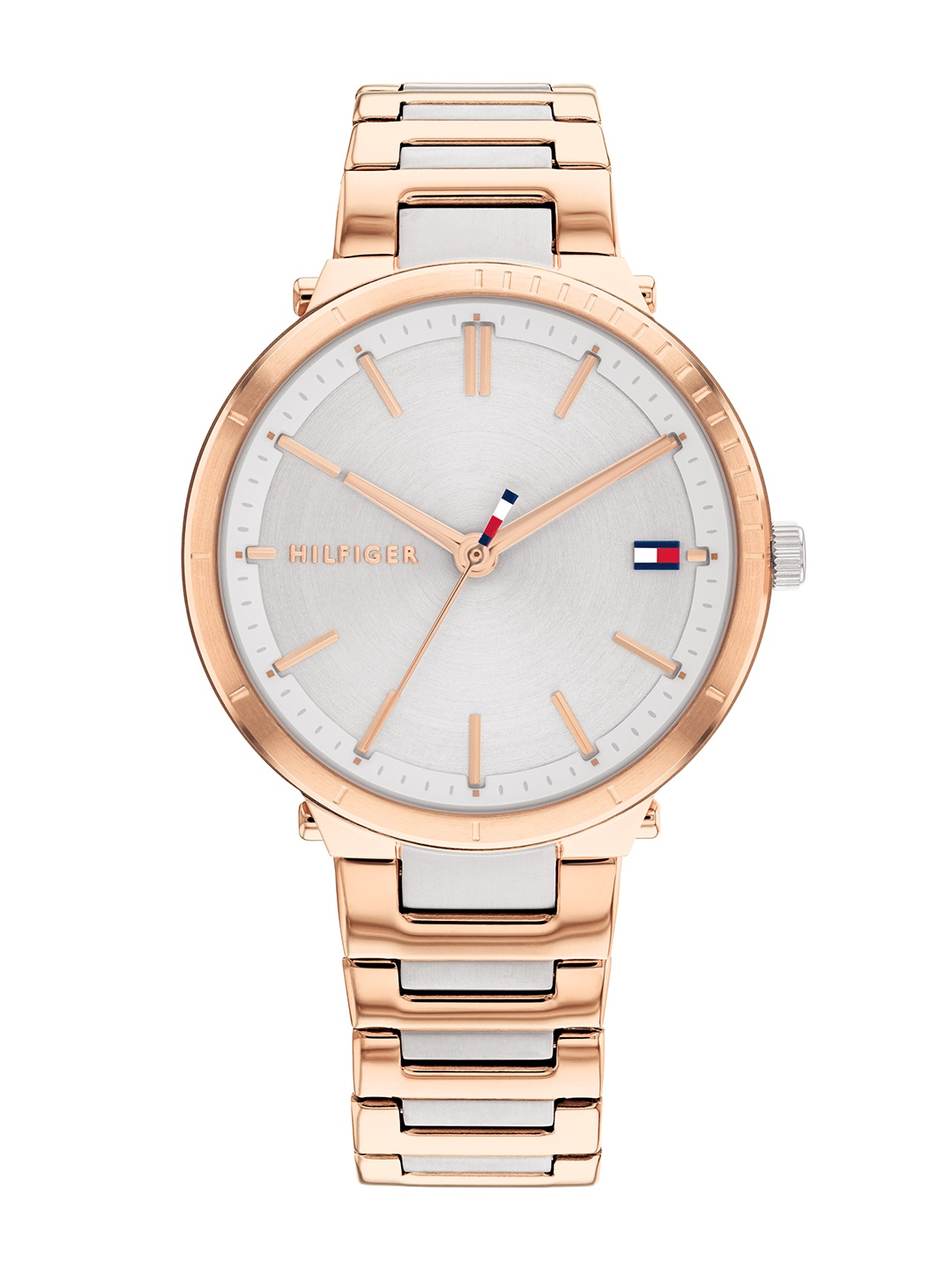 

Tommy Hilfiger Women Silver-Toned Dial Bracelet Style Straps Analogue Watch
