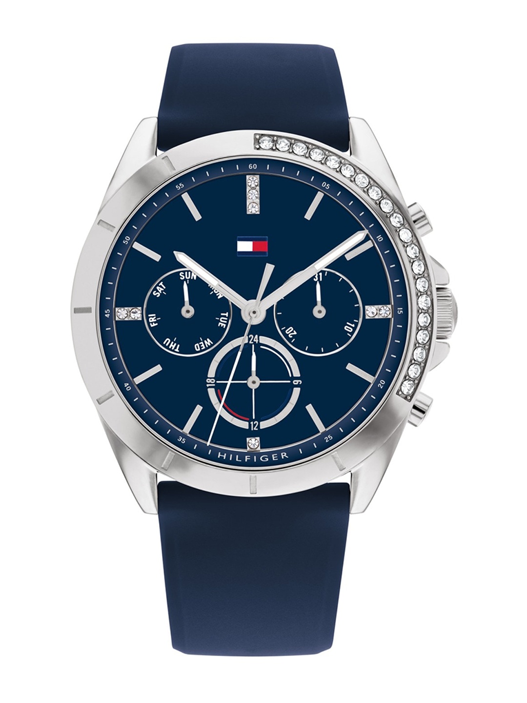 

Tommy Hilfiger Women Blue Dial & Straps Analogue Multi Function Watch TH1782389W, Navy blue