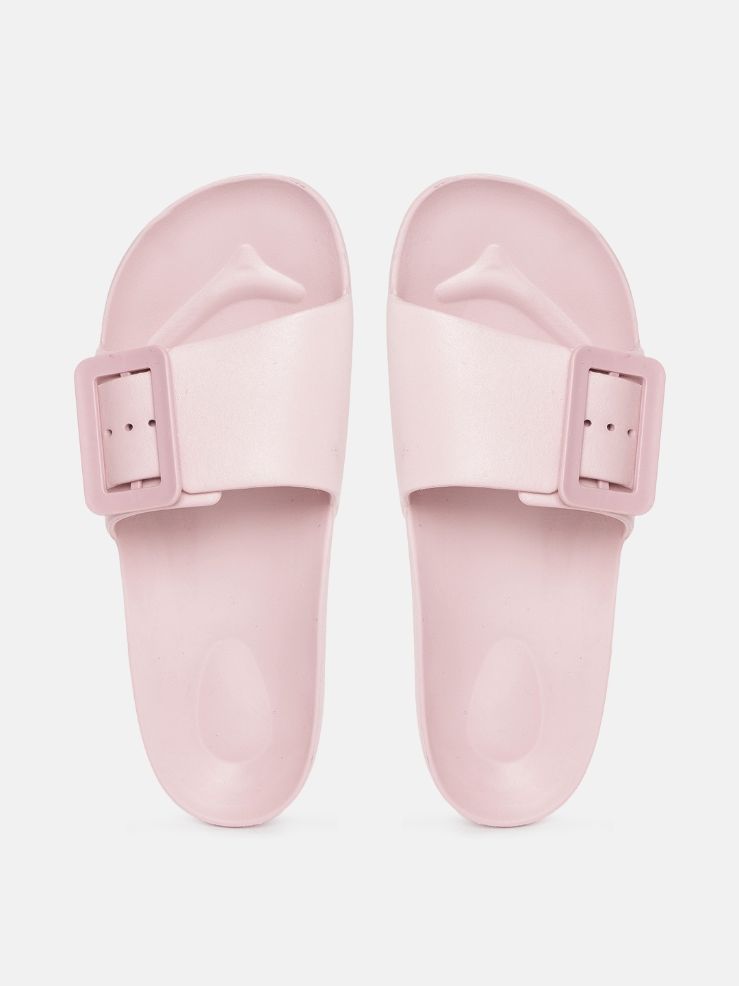 

Roadster Women Pink Solid Sliders