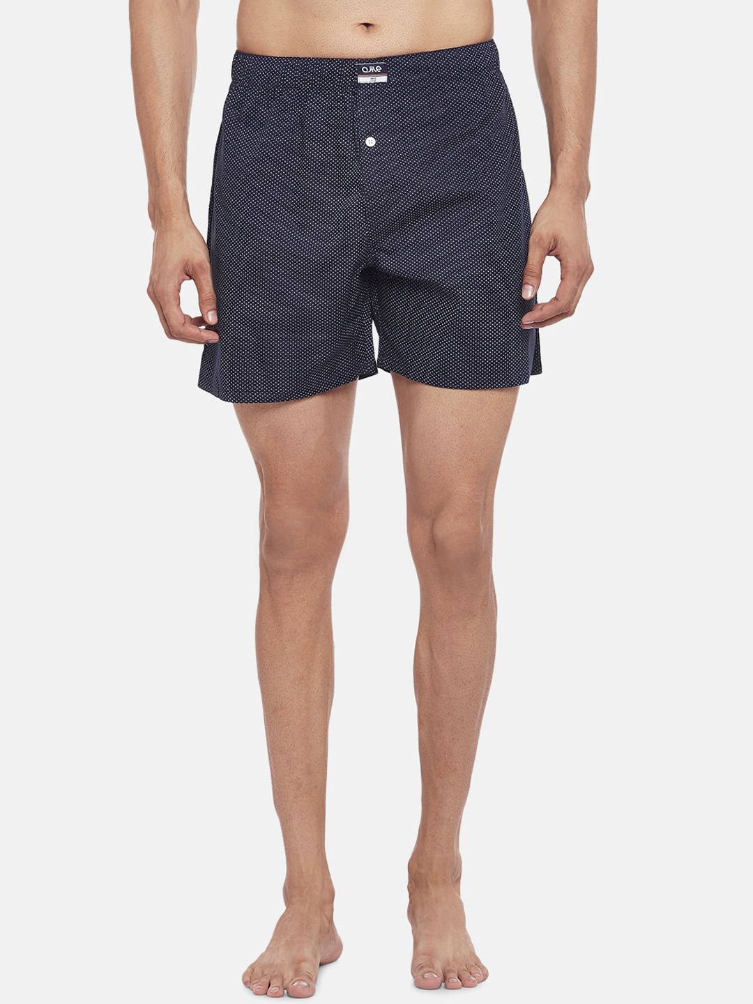 

Ajile by Pantaloons Men Navy Blue & White Printed Pure Cotton Boxers 110102728NAVY