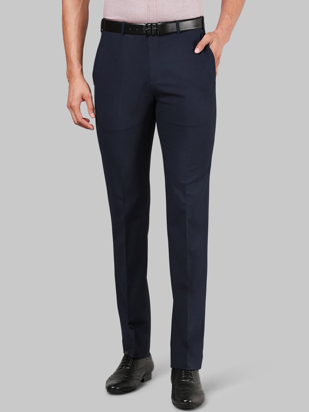 

Raymond Men Blue Formal Trousers