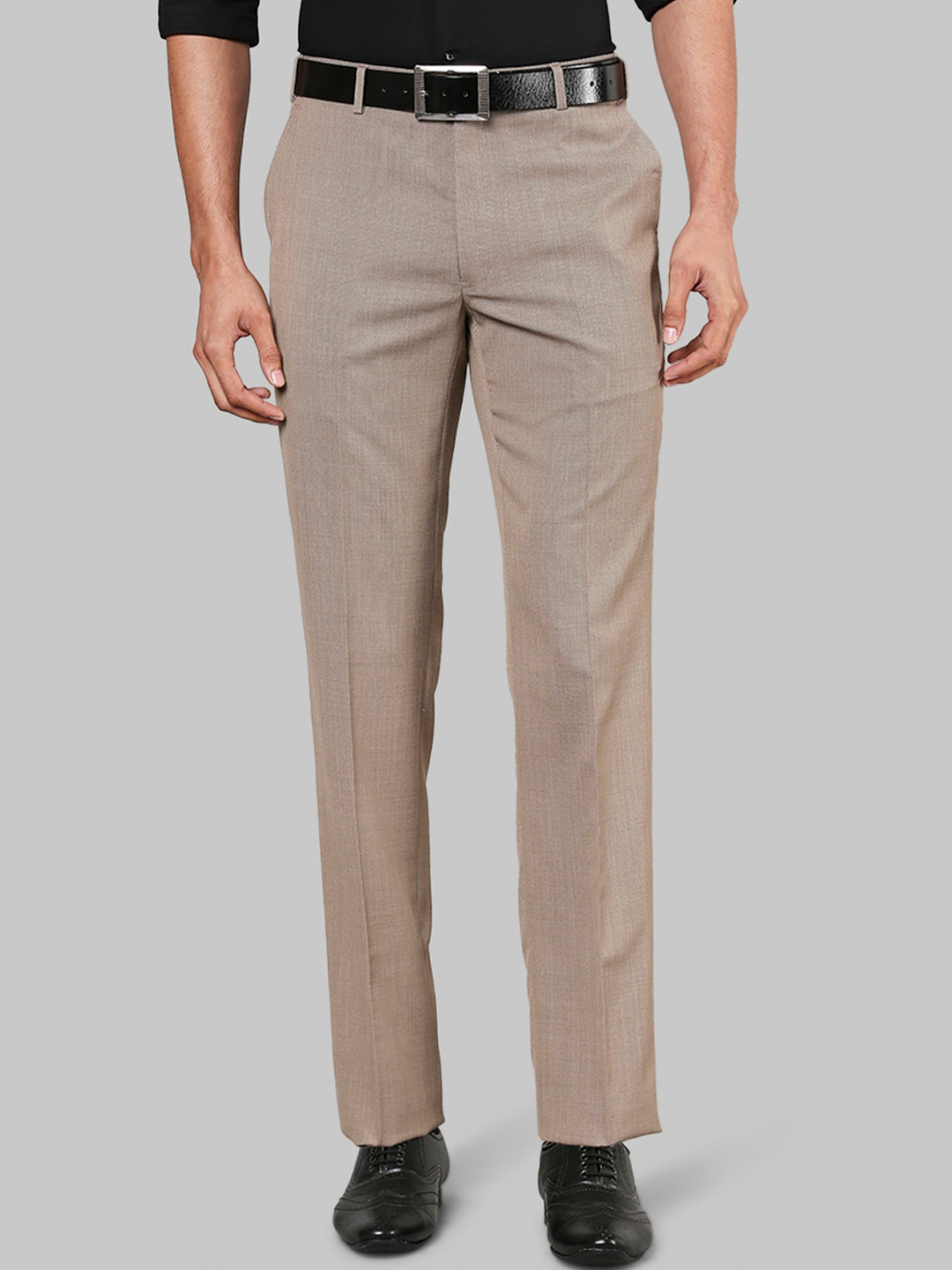 

Raymond Men Beige Formal Trousers