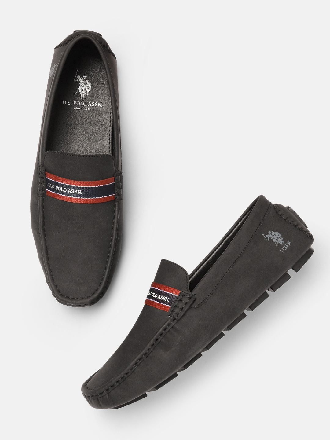 

U.S. Polo Assn. Men Black PEREZ Driving Shoes