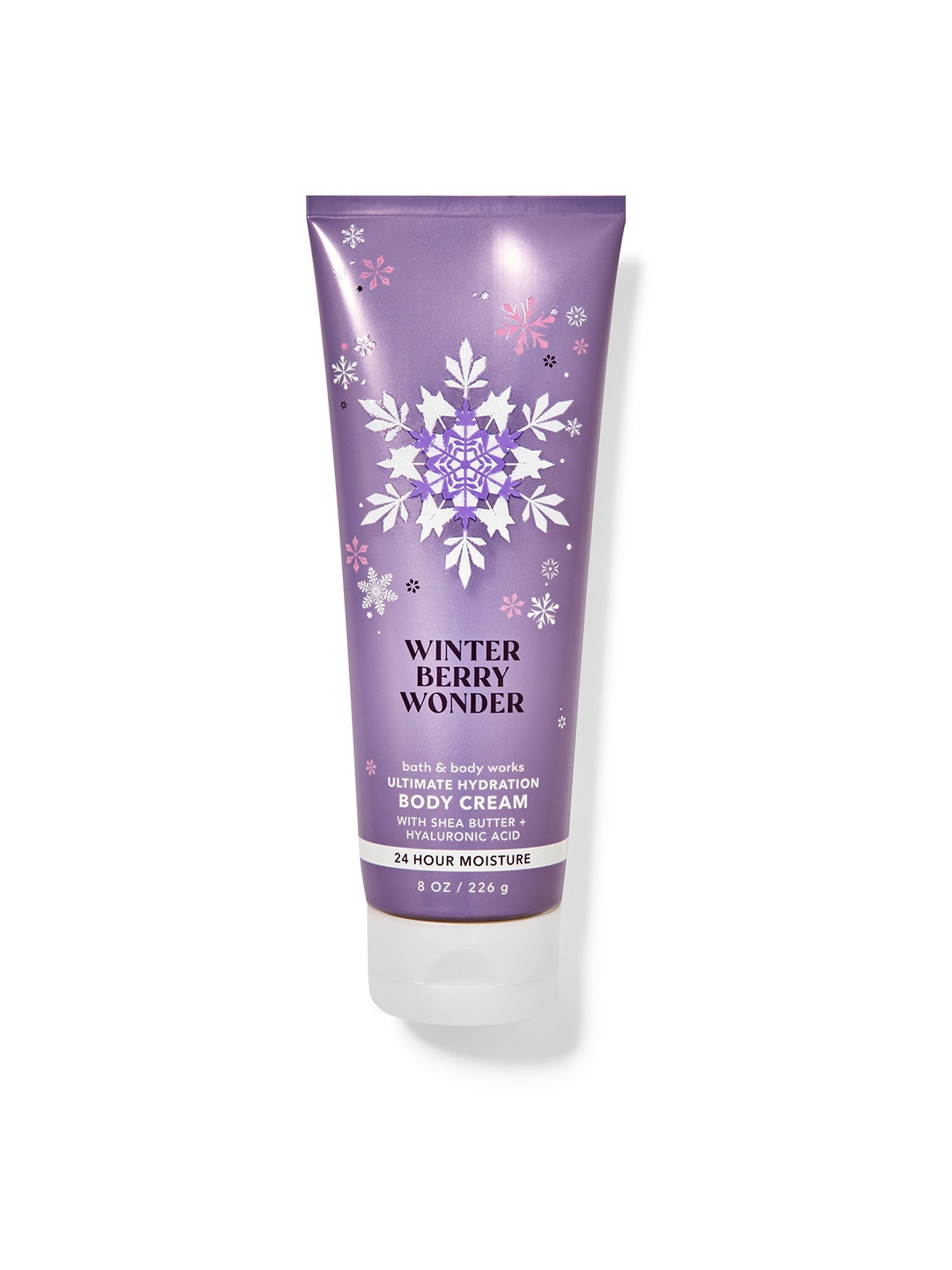 

Bath & Body Works Winterberry Wonder Ultra Shea Body Cream 226 gm, Pink