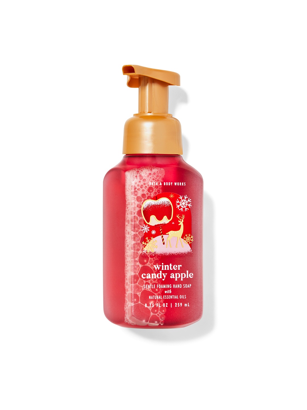

Bath & Body Works Winter Candy Apple Gentle Foaming Hand Soap 259 ml, Red