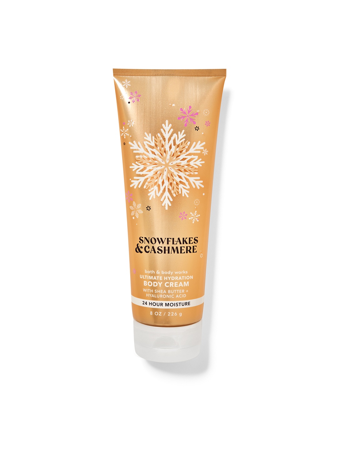 

Bath & Body Works Snowflakes & Cashmere Ultimate Hydration Body Cream - 226 g, Gold