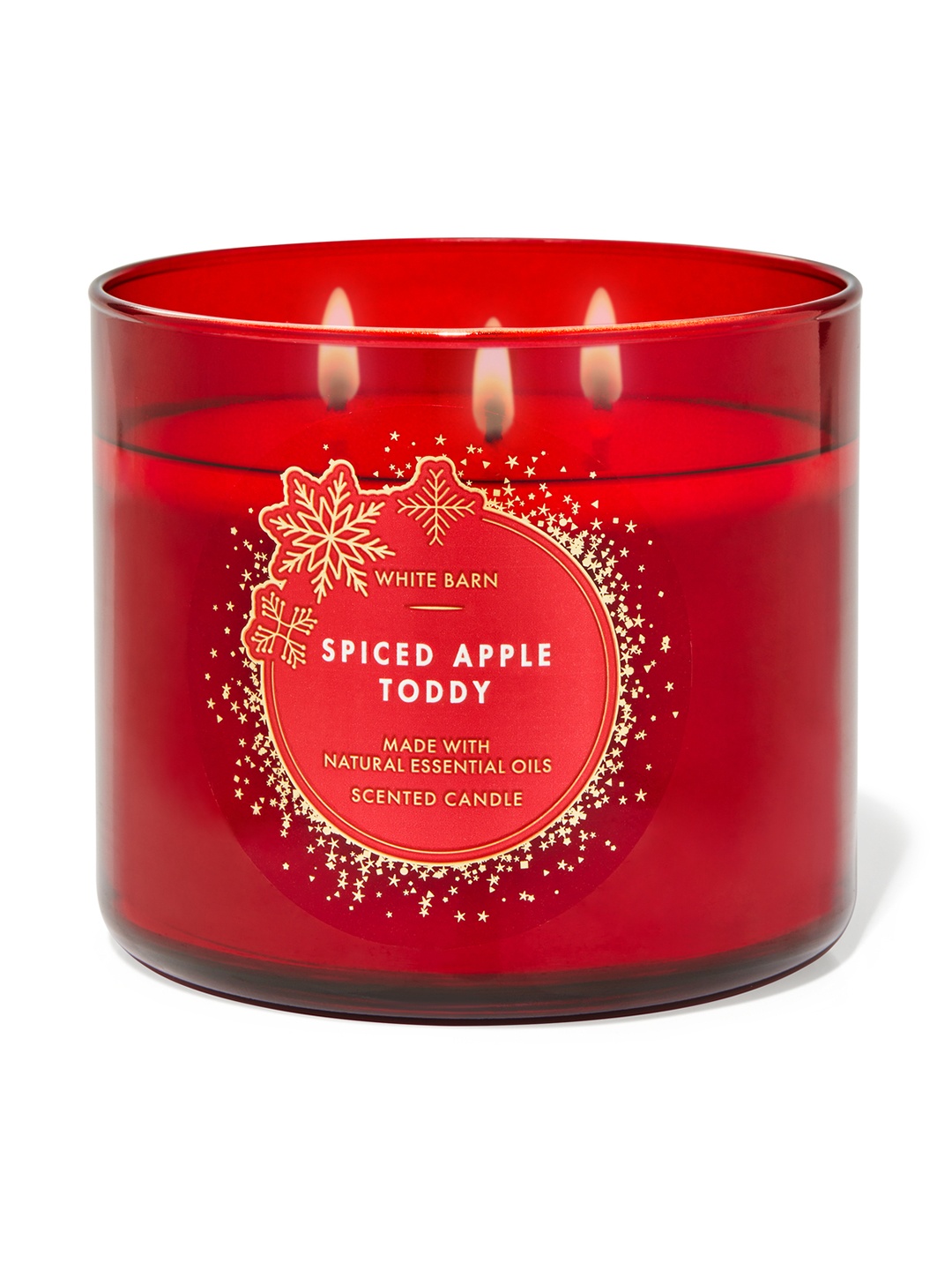 

Bath & Body Works Spiced Apple Toddy 3-Wick Candle 411 g, Purple