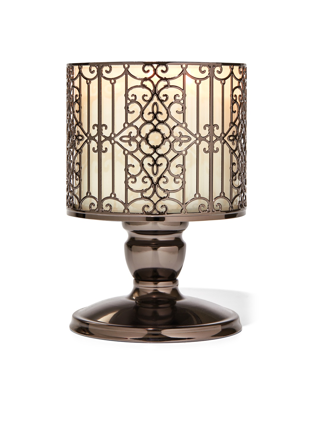 

Bath & Body Works Ornate Gate 3-Wick Candle Holder, Black