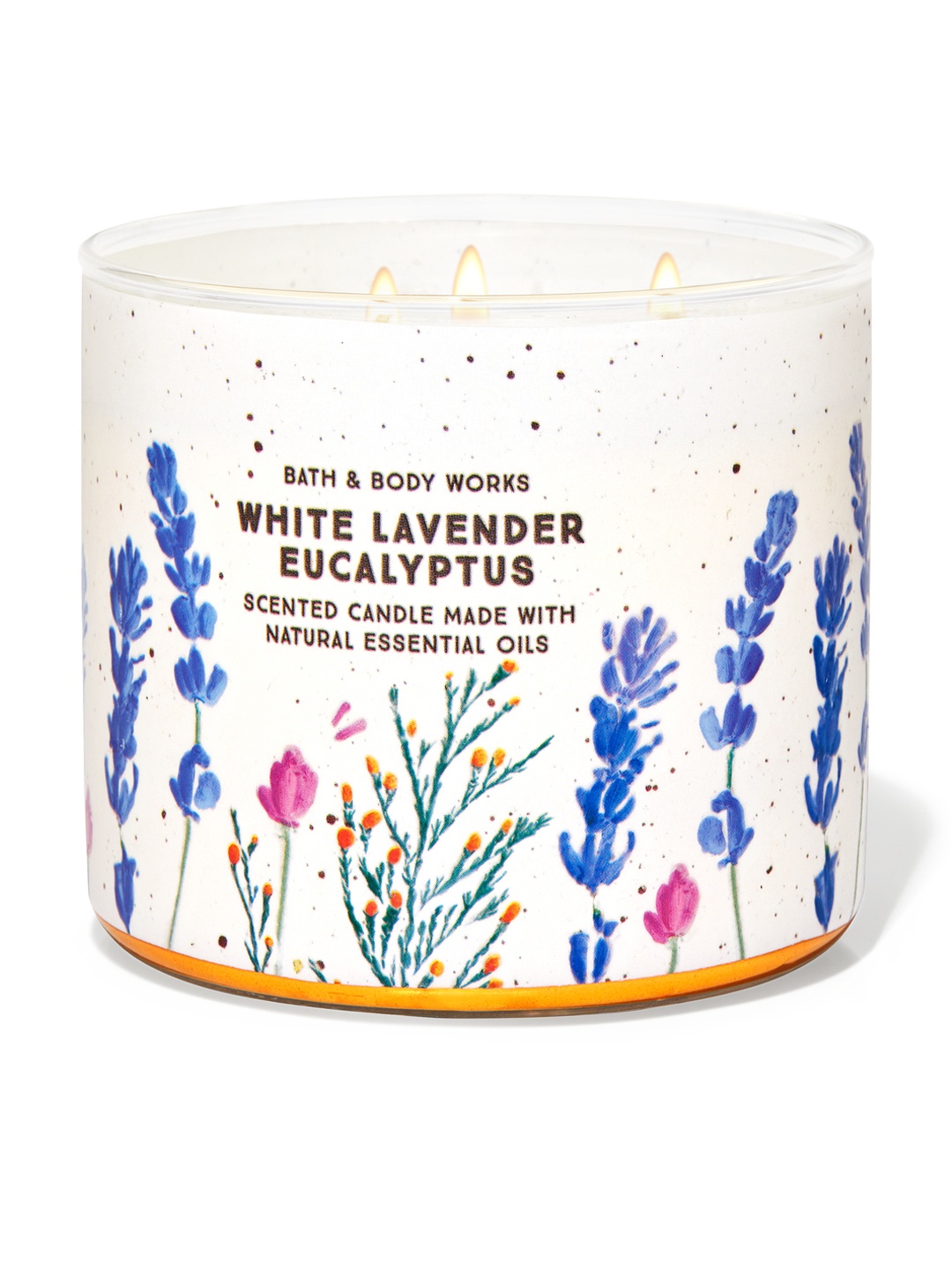 

Bath & Body Works White Lavender Eucalyptus 3-Wick Scented Candle 411 g