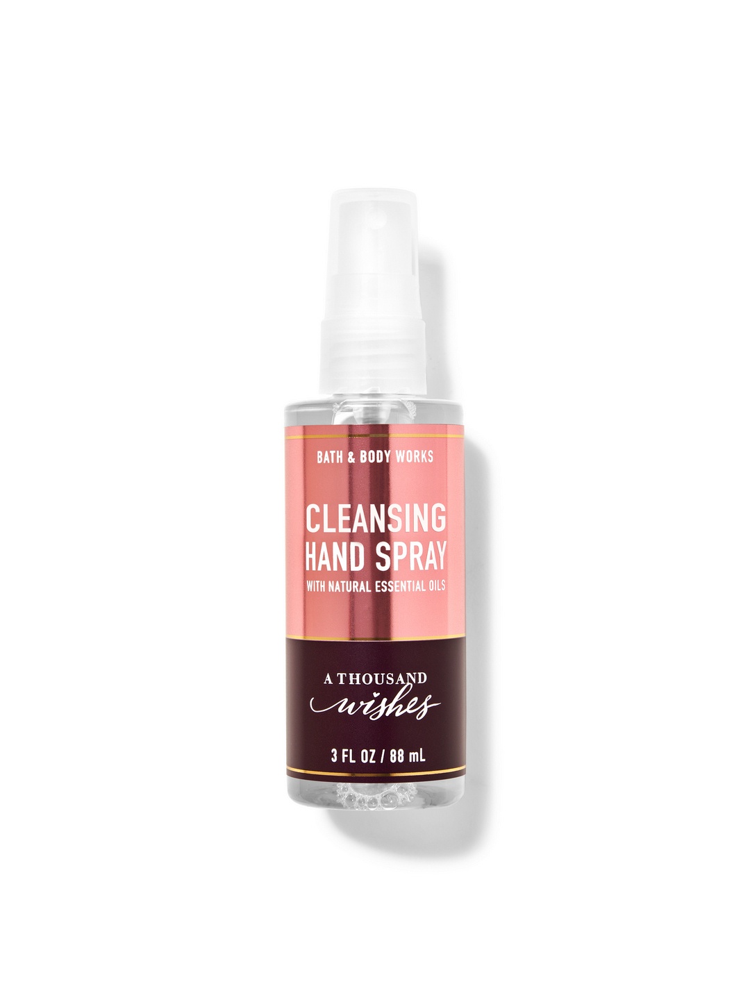 

Bath & Body Works A Thousand Wishes Cleansing Hand Spray 88 ml, Pink