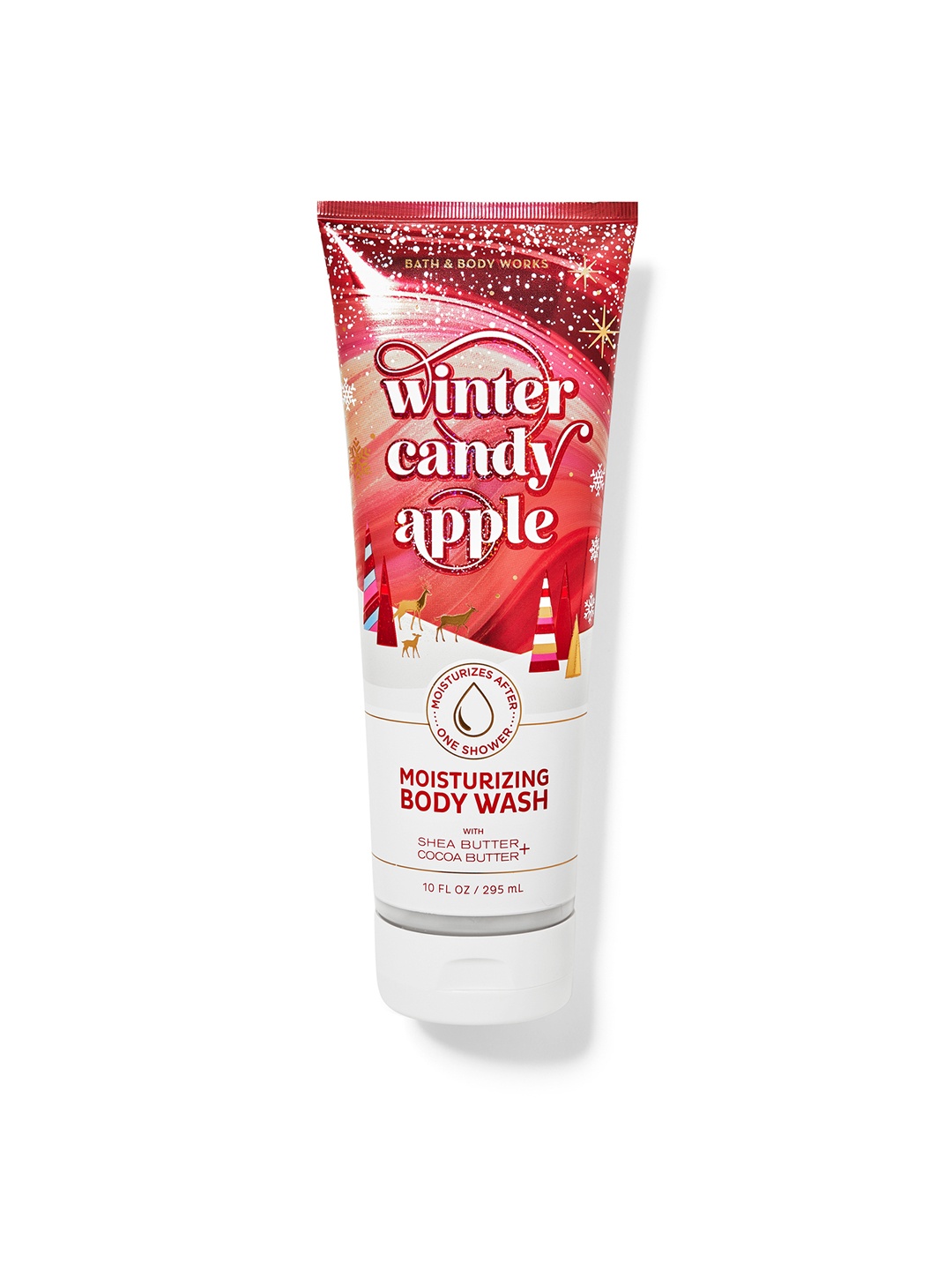 

Bath & Body Works Winter Candy Apple Moisturizing Body Wash 295 ml, Red