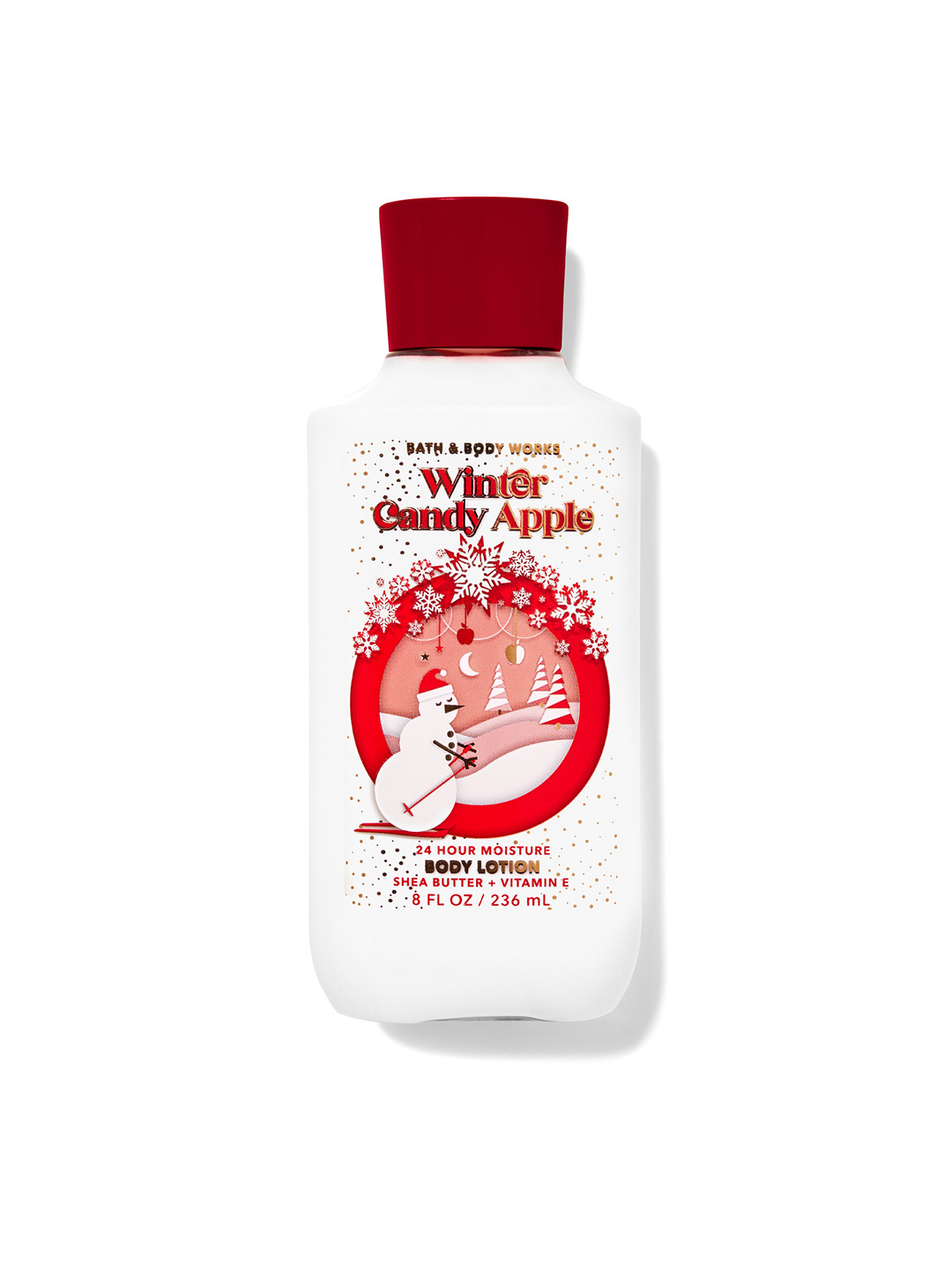 

Bath & Body Works Winter Candy Apple Super Smooth Body Lotion 236 ml, Red