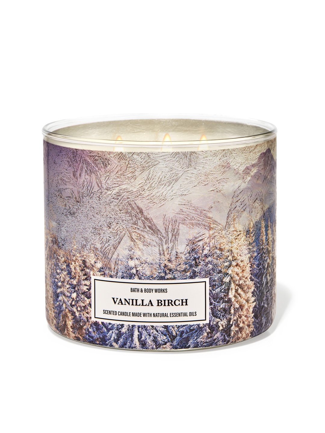 

Bath & Body Works Vanilla Birch 3-Wick Scented Candle 411 g, Off white
