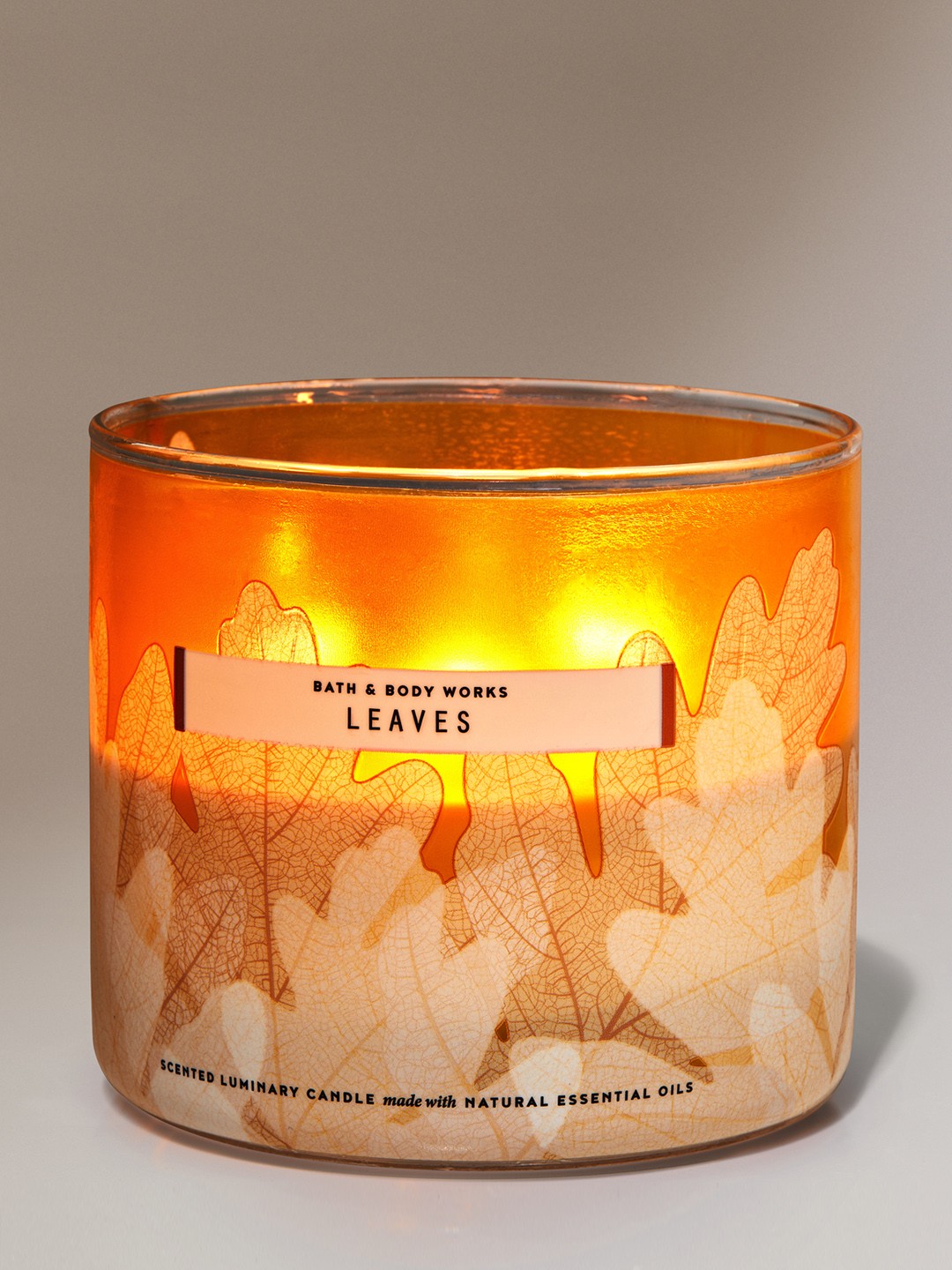 

Bath & Body Works Leaves 3-Wick Scented Candle 411 g, Yellow