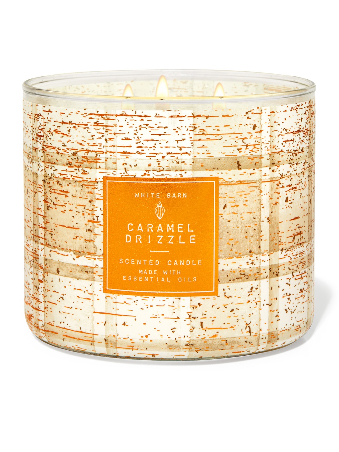 

Bath & Body Works Caramel Drizzle 3-Wick Scented Candle 411G, Yellow