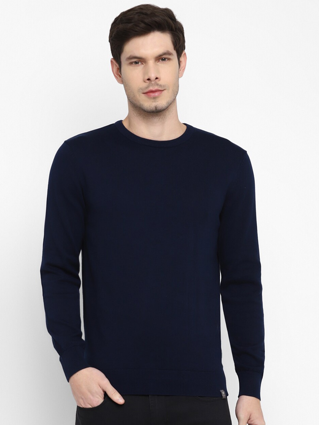 

Red Chief Men Navy Blue Pullover