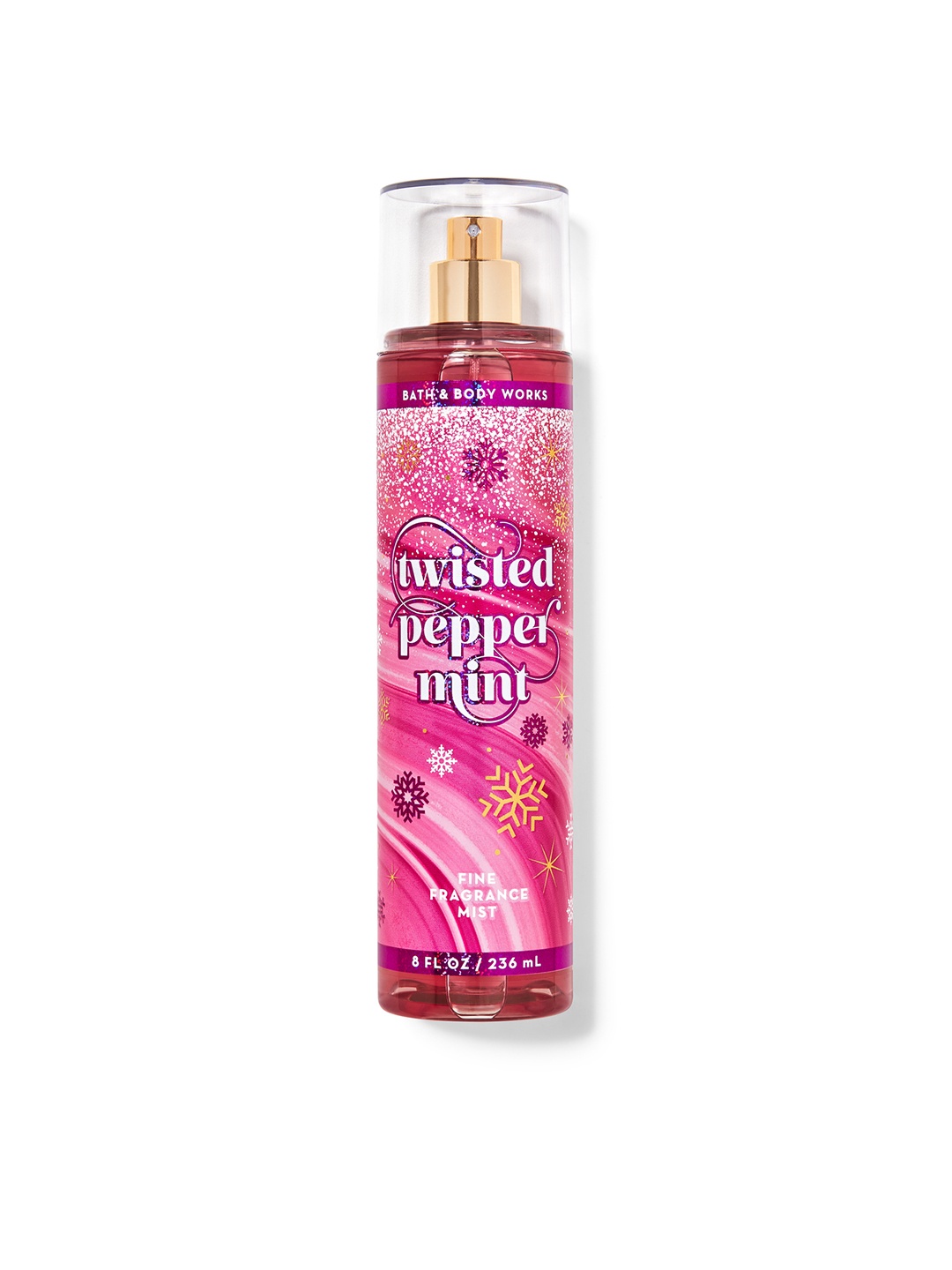 

Bath & Body Works Twisted Peppermint Fine Fragrance Mist- 236 ml, Purple