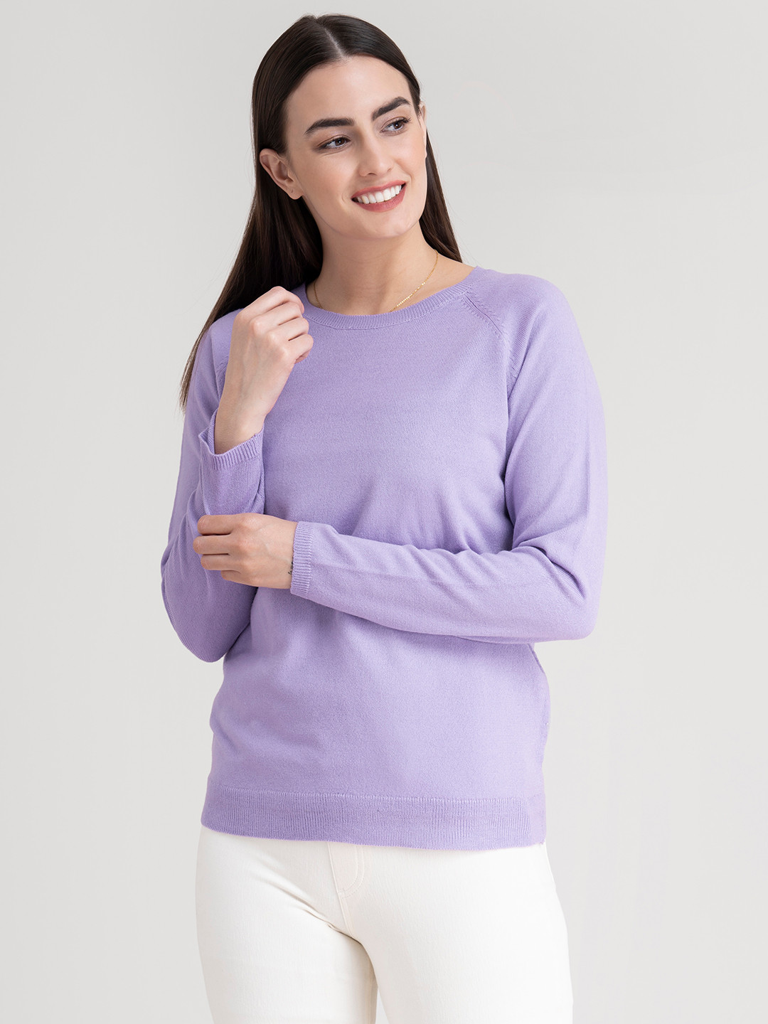 

FableStreet Women Purple Pullover