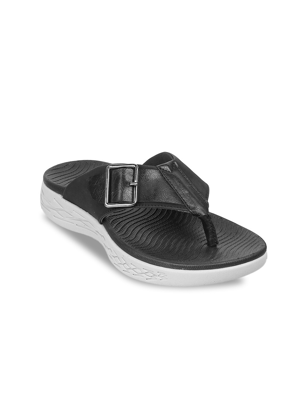 

Metro Men Black Comfort Sandals