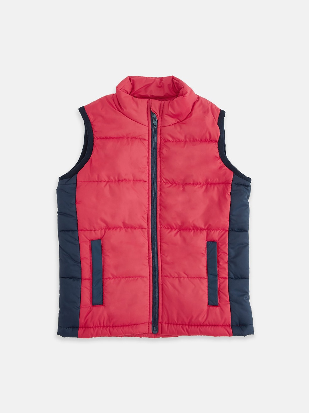 

Pantaloons Junior Boys Red Floral Padded Jacket