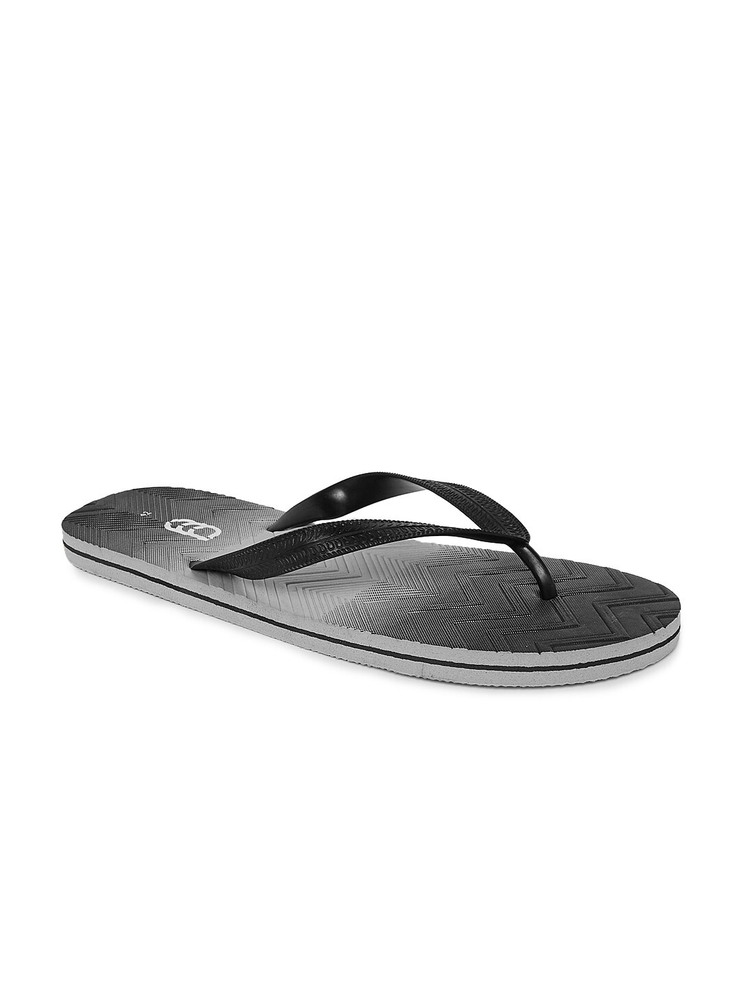 

Ajile by Pantaloons Men Black Printed Thong Flip-Flops
