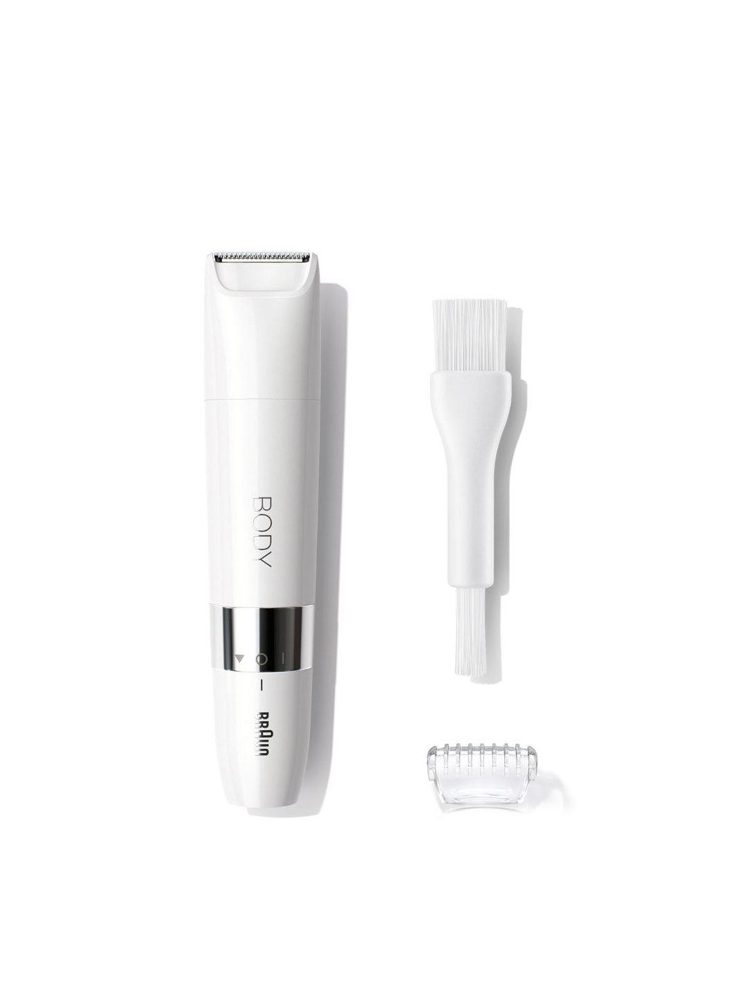 

Braun Body Mini Trimmer BS1000 Electric Body Hair Removal For Everybody, For On-the-go, White