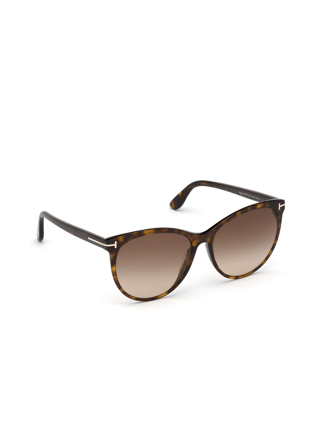 

Tom Ford Women Brown Lens & Brown Round Sunglasses with UV Protected Lens FT0787 59 52F