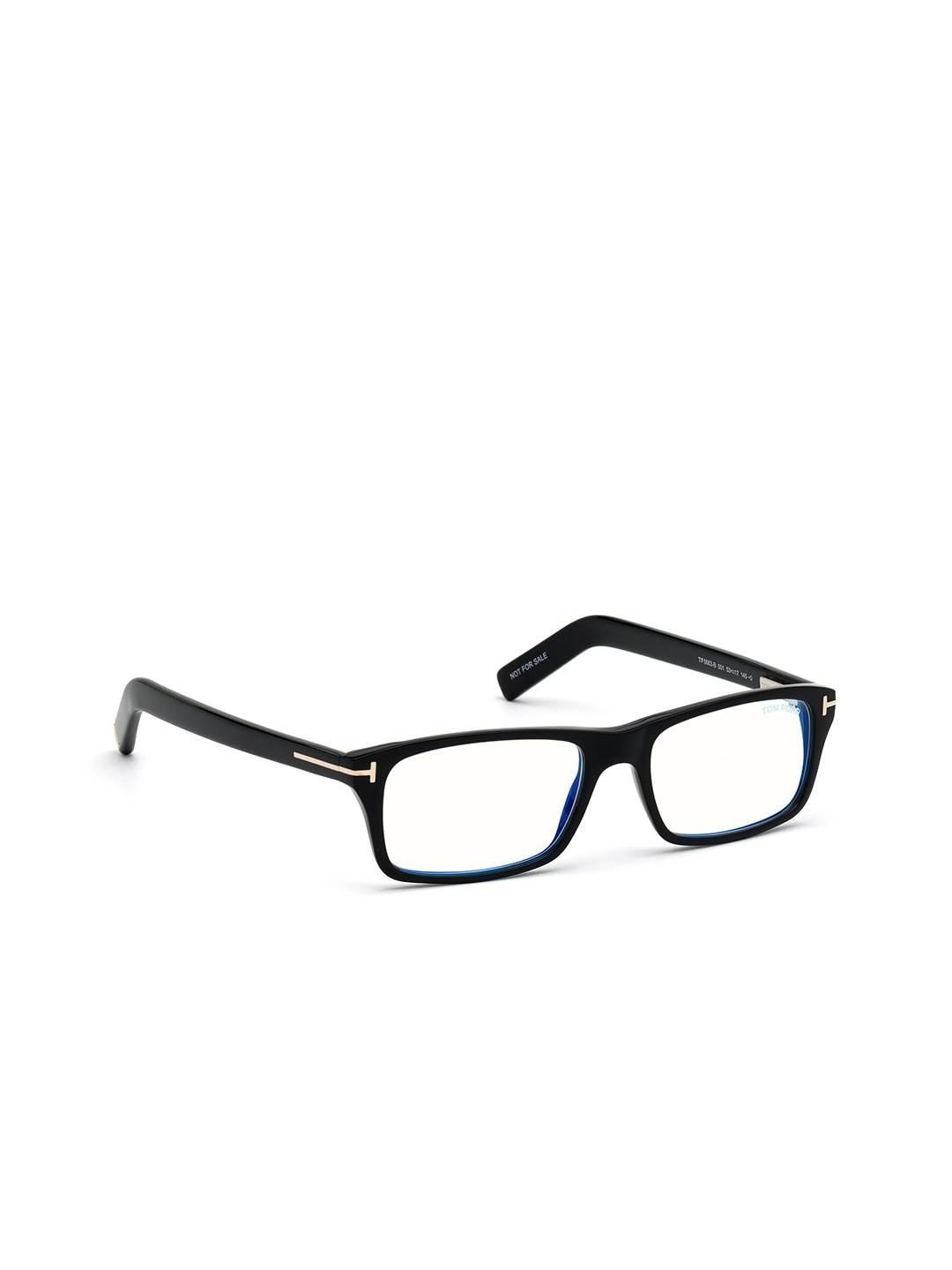 

Tom Ford Men Transparent & Black Full Rim Rectangle Frames