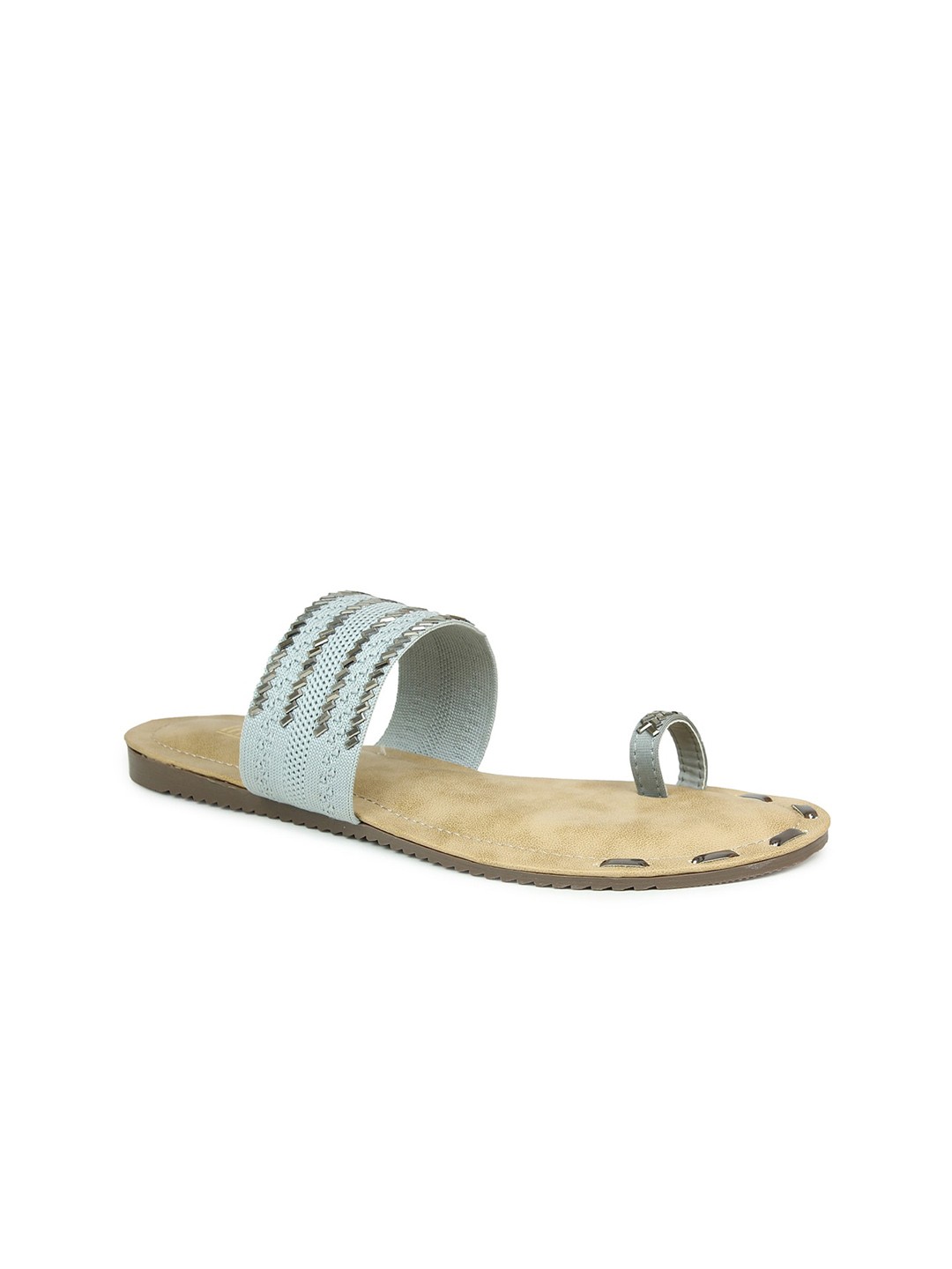 

Inc 5 Women Grey Ethnic One Toe Flats