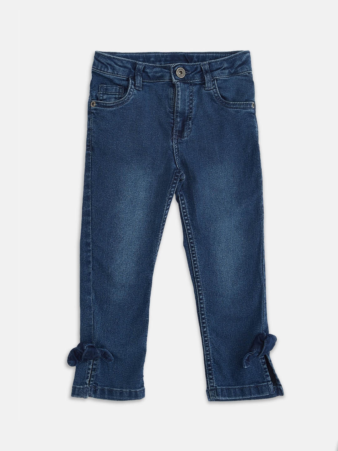 

Pantaloons Junior Girls Blue Light Fade Jeans