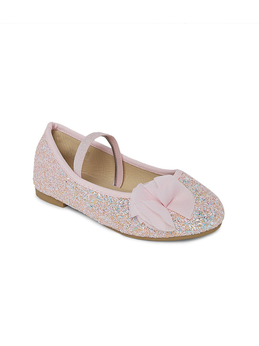 

Pantaloons Junior Girls Pink Party Ballerinas with Bows Flats