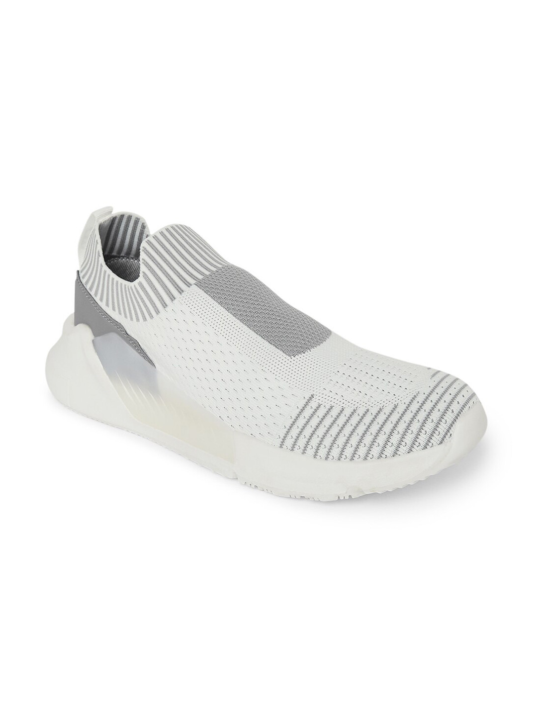 

Ajile by Pantaloons Men White & grey Walking Non-Marking Shoes