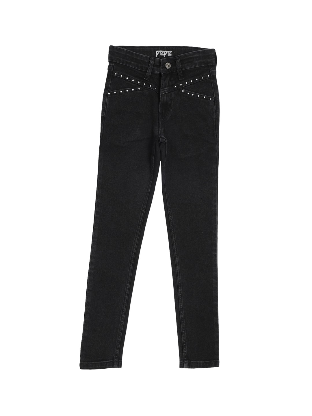 

Pepe Jeans Girls Black Stretchable Jeans