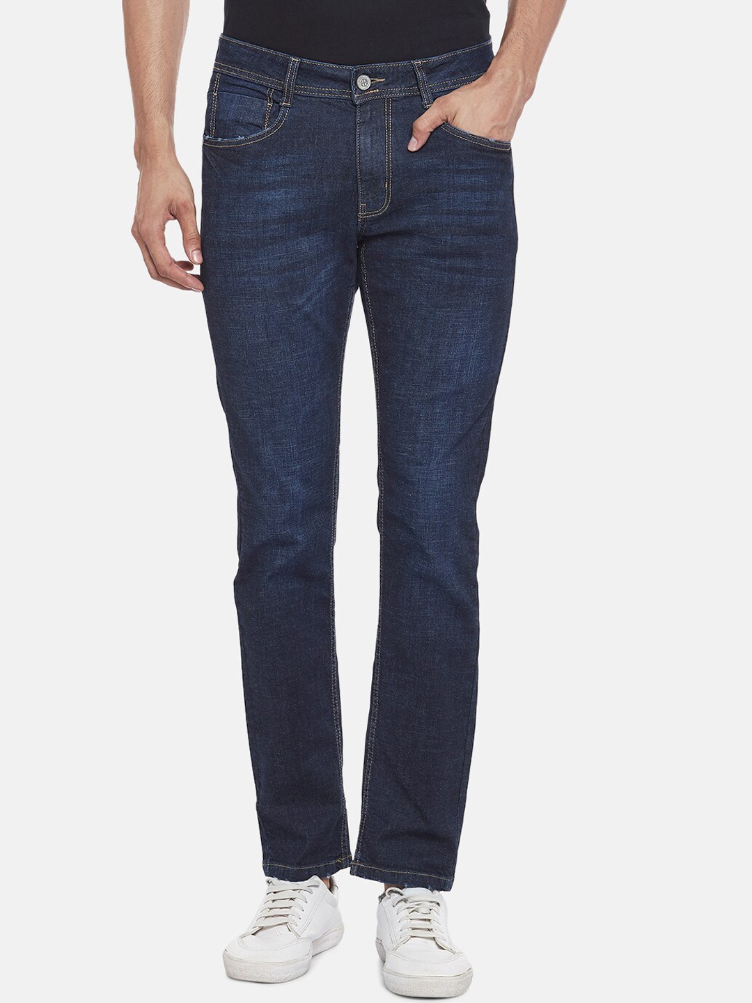 

BYFORD by Pantaloons Men Blue Tapered Fit Jeans