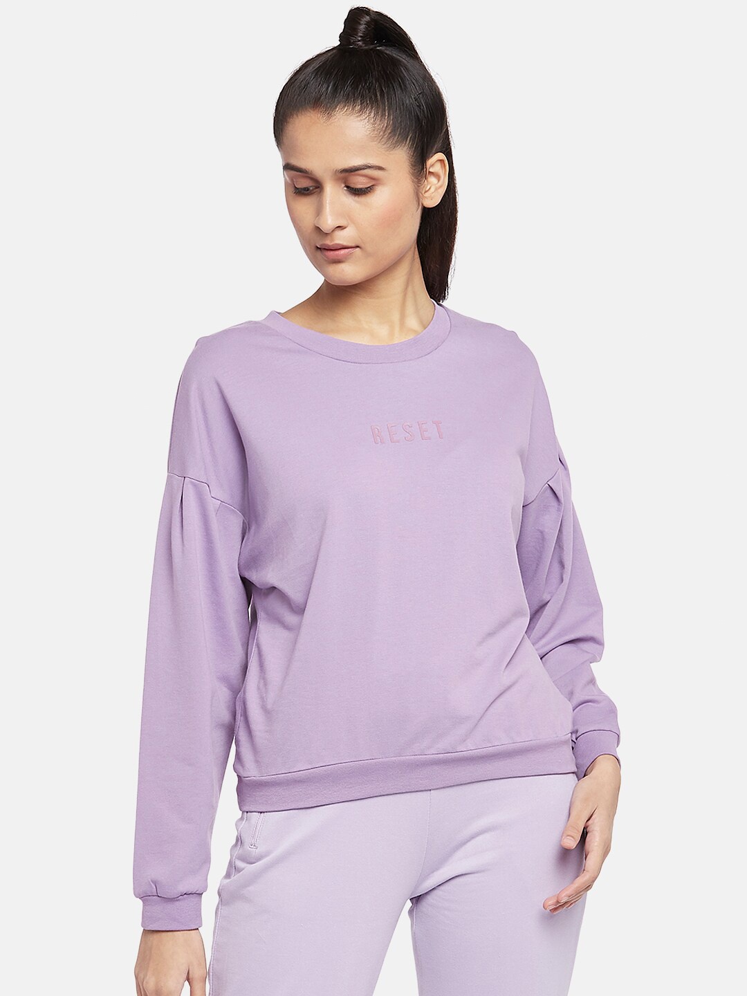 

Ajile by Pantaloons Women Lavender Pullover