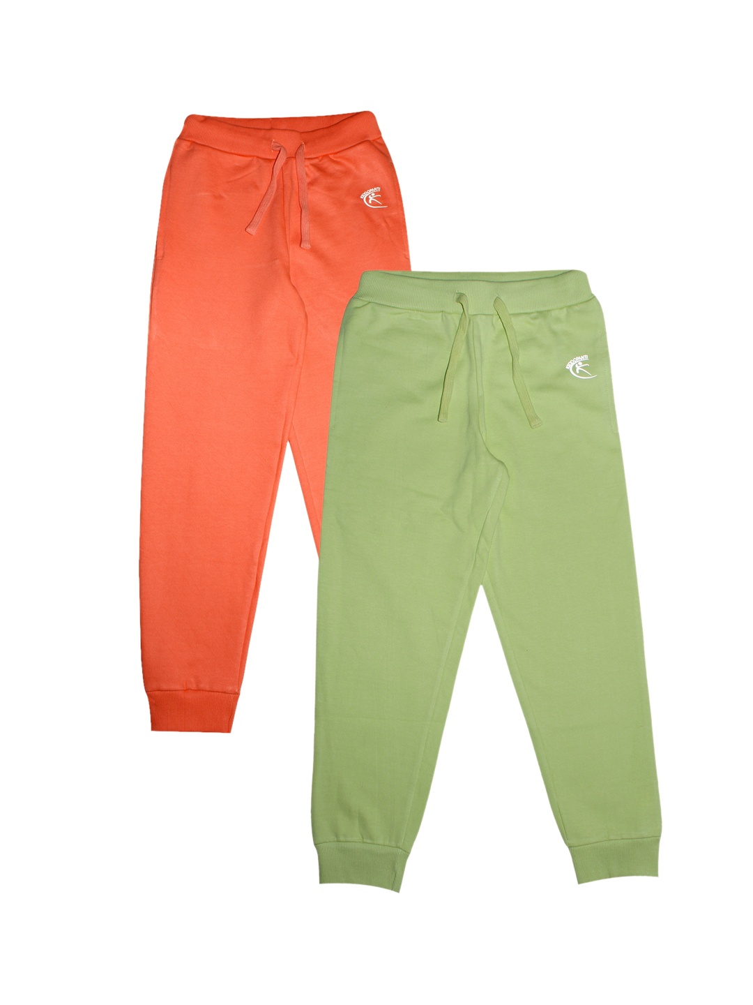 

KiddoPanti Kids Pack Of 2 Pure Cotton Joggers, Green