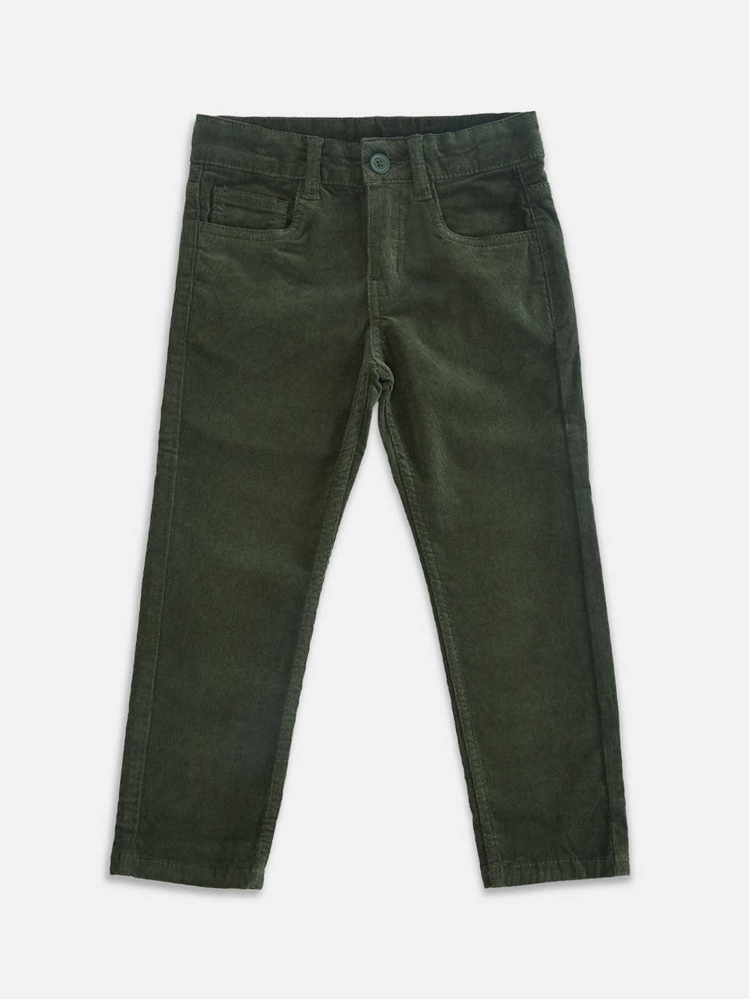 

Pantaloons Junior Boys Olive Green Trousers