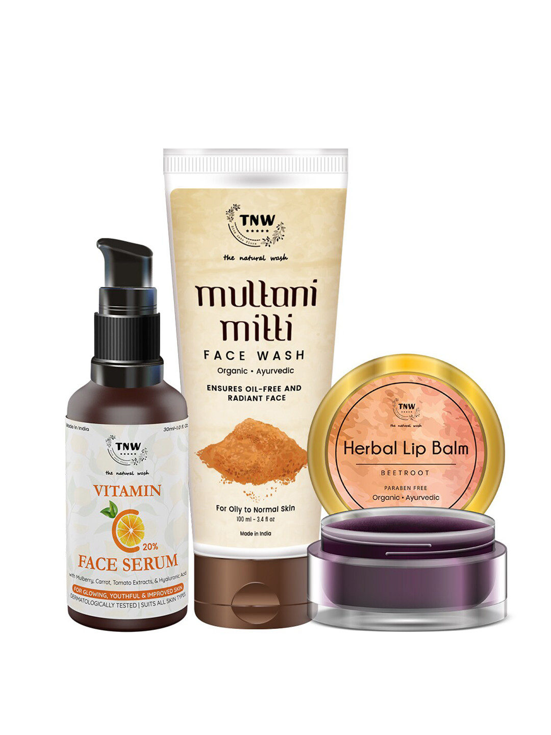 

TNW the natural wash Skin Care Gift Set, Pink