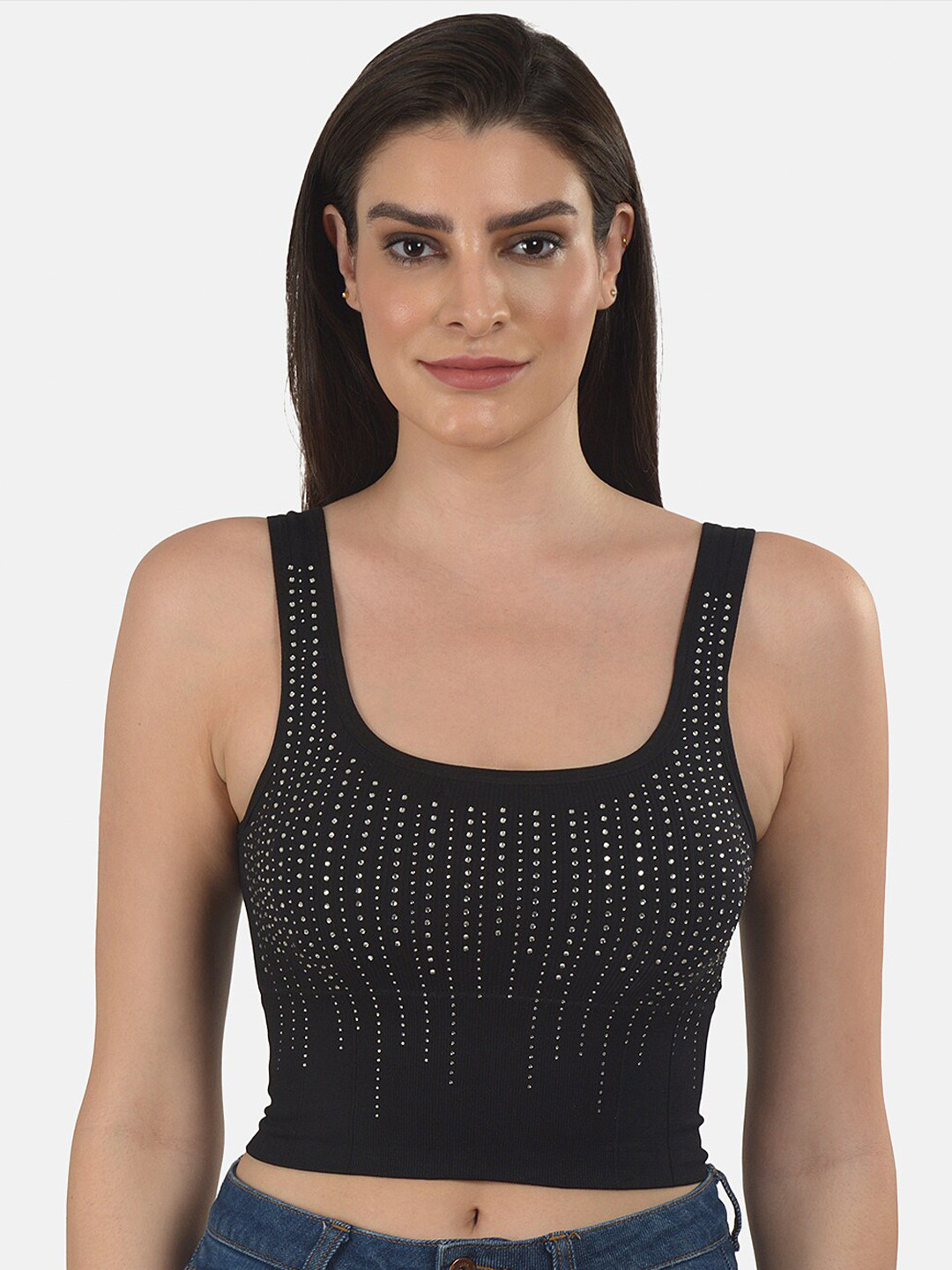 

mod & shy Black Bralette Bra Lightly Padded