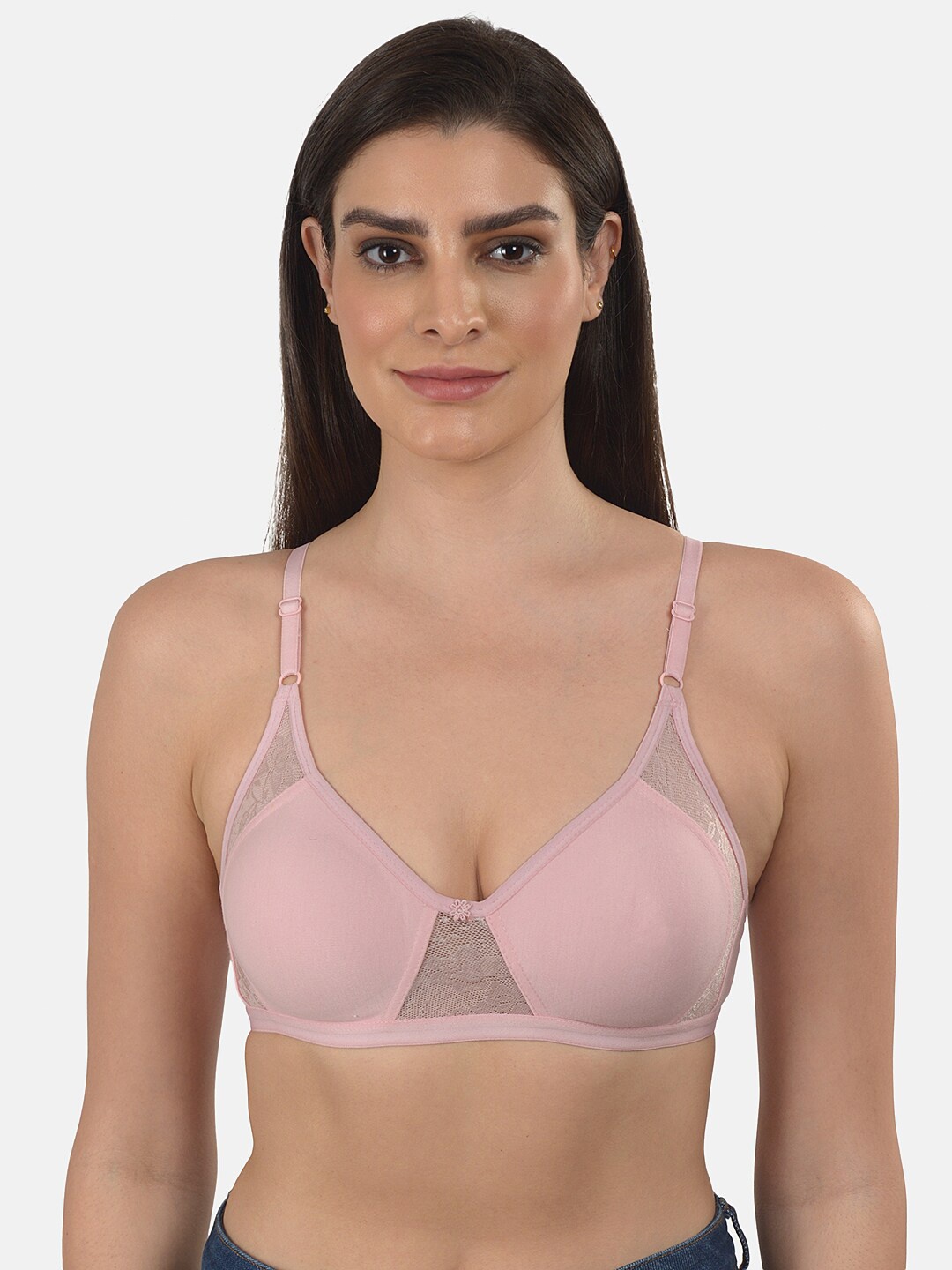 

mod & shy Pink Lace T-shirt Bra - Non Padded