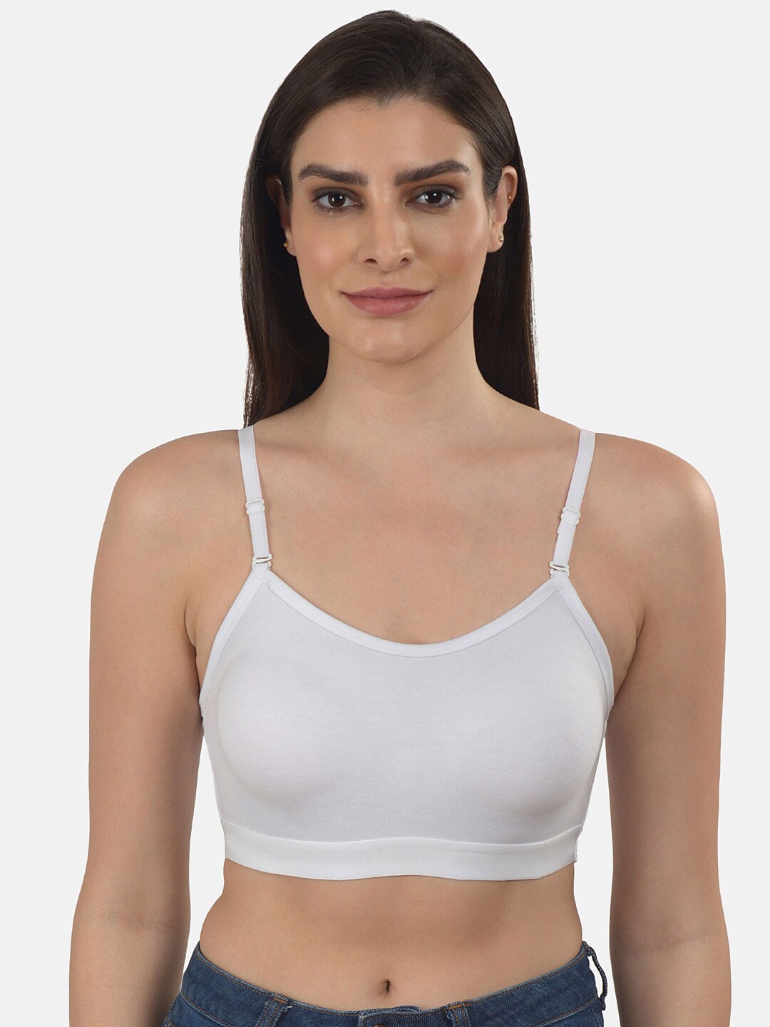 

mod & shy White Beginners Bra