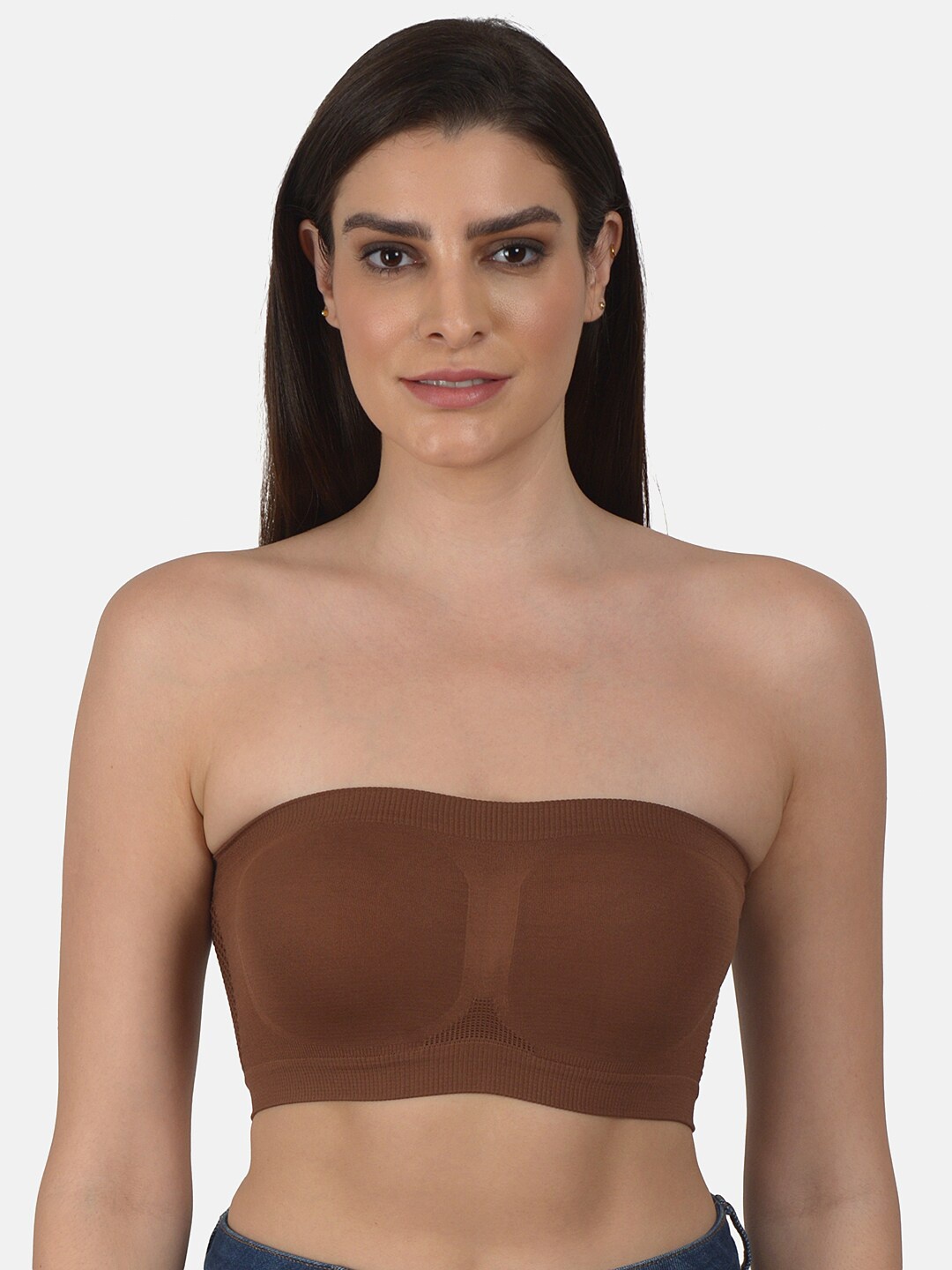 

mod & shy Brown Bandeau Bra