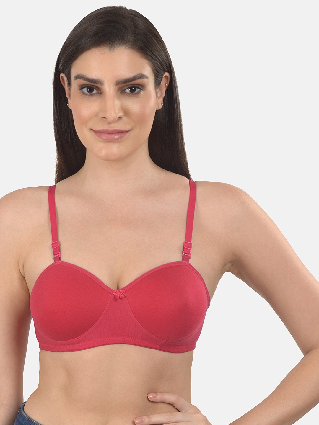 

mod & shy Pink Balconette Bra Lightly Padded