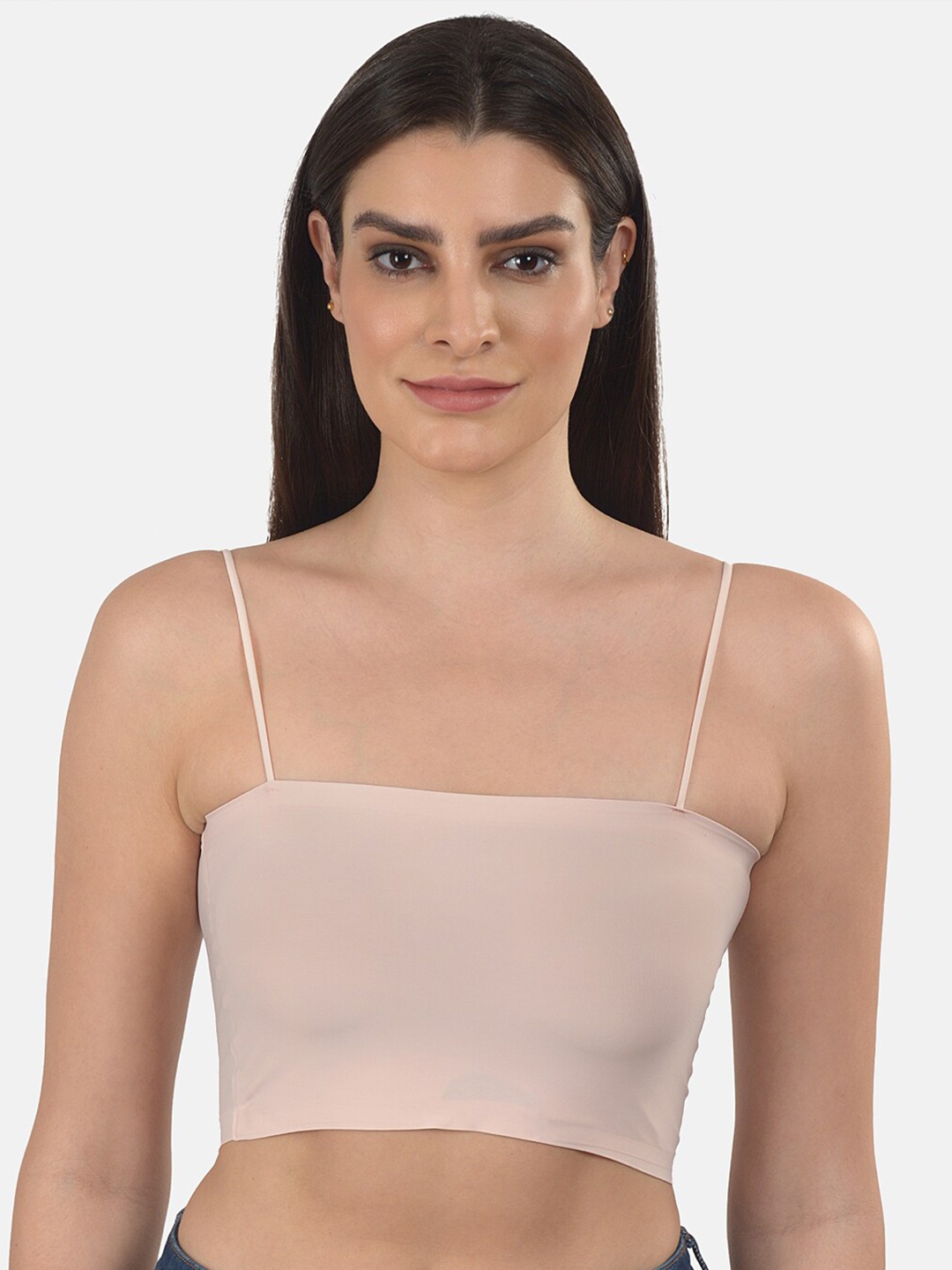 

mod & shy Peach-Coloured Lightly Padded Bralette Bra