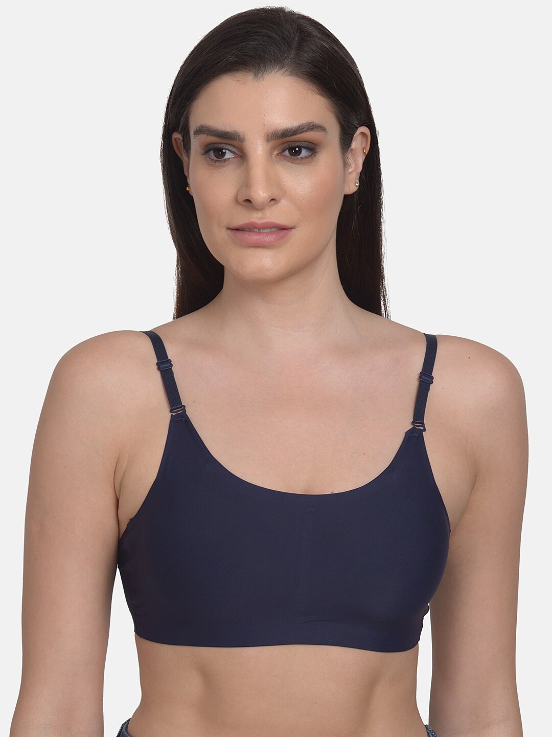 

mod & shy Navy Blue Lightly Padded Bralette Bra