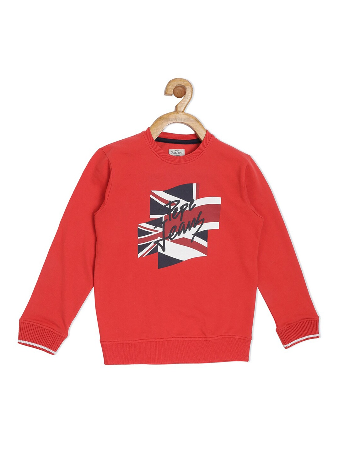 

Pepe Jeans Boys Red Printed Sweatshirt
